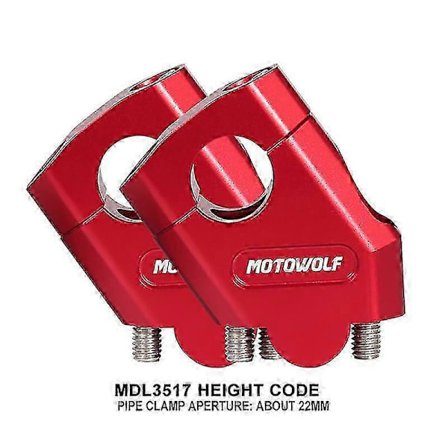 Ntv650 Deauville 700 Varadero 125 Motorcykel Styrforhøjer Klemmebeslag - 22mm og 28mm