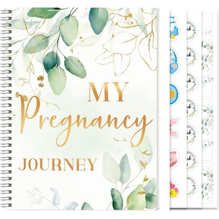 ING Graviditetsdagbok som gave til gravide kvinner A4-format med 64 sider og 3 klistremerker for å fange spesielle øyeblikk