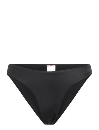 Luxe High Leg R Swimwear Bikinis Bikini Bottoms Bikini Briefs Svart Hunkemöller*Betinget Tilbud