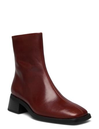 Blanca Shoes Boots Ankle Boots Ankle Boot - Flat Brun VAGABOND