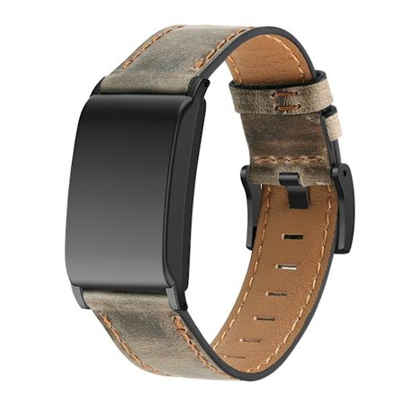 Whoop 4.0 -ranneke, aitoa nahkaa miehille ja naisille (harmaa)