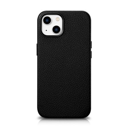 Icarer Iphone 14 Plus Skal Magsafe Äkta Läder Litchi Premium - S
