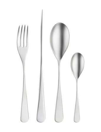 Pintinox Cutlery Set 24 Audrey Satin (Cb) Pintinox - Silver - ONE SIZE