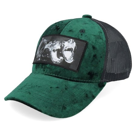 Calza Pennello - Green - trucker - Cap - Kids Dogs Velvet Green/Black Trucker - Hatstore