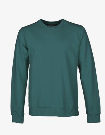 Classic Organic Crew - Ocean Green - M