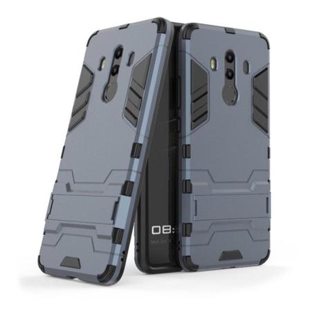 Huawei Mate 10 Pro Plastik cover med kickstand - Mørkeblå Blue