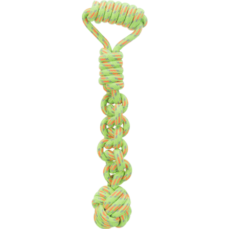 Trixie - Leketau med innvevd kulefletteblanding Ø 8 / 38 cm - Hund - Hundeleker & spill - Tyggeleker & tau - ZOO.no