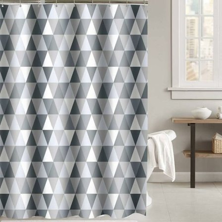 Vattentätt Duschdraperi Anti-Mögel Tvättbart Antibakteriellt Duschdraperi (100X180cm)