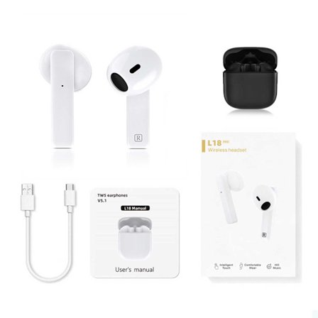 Mini TWS True Wireless 5.0 Bluetooth In Ear Macaron A7S öronproppar