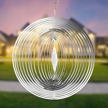 Tuulispinnerit piha- ja puutarhakoristeeksi, 3D-riippuvat tuulispinneriveistokset, kineettinen metallinen piha- ja puutarhataide ulkokoristeet - 