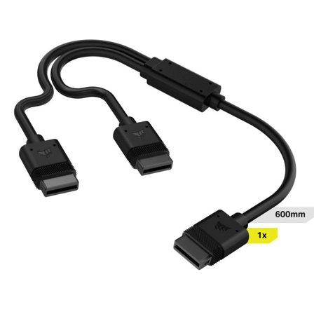 Corsair iCUE LINK - strøm/data-kabel - CORSAIR iCUE link til CORSAIR iCUE link - 60 cm