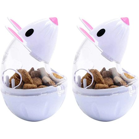 Snack Ball Kat, Intelligensspil til katte, Legetøj til katte, Læringsspil til katte, IQ Godbidder Træning Interaktivt Tyggelegetøj Kattelegetøj i