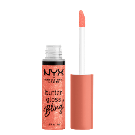 NYX Professional Makeup Butter Gloss Bling Lipgloss Läppglans Unisex Orange 8 ML