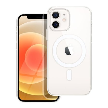iPhone 12 Mini Skal Clear Magsafe Hårdplast Transparant