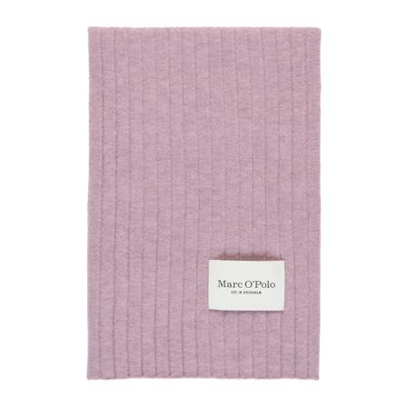 Marc O'Polo Knitted scarf with a ribbed texture , Paars , Dames , Maat: ONE Size