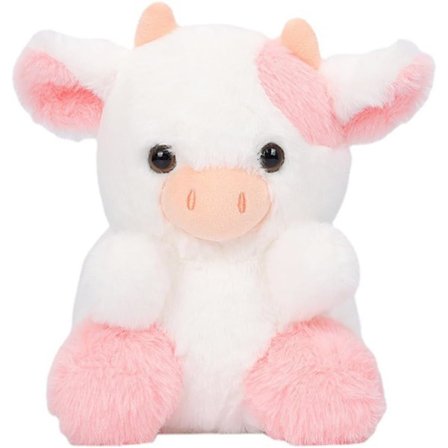 Ko bamse legetøj, ko plys legetøj, bamse kaste plushie pude dukke, blød fluffy ven krammepude gave til