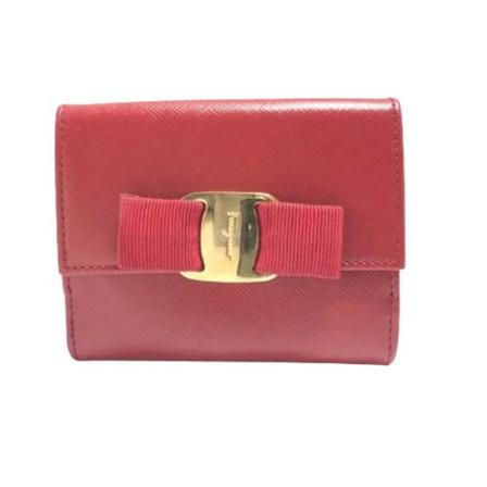 Salvatore Ferragamo Pre-owned, Pre-owned Wallets Rood, Dames, Maat:ONE Size,leather