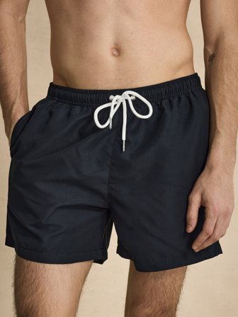 John Henric Men's Black Swimshorts Size M