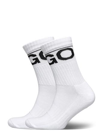 2P Qs Rib Iconic Cc Underwear Socks Regular Socks Vit HUGO