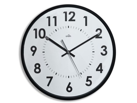 CEP Väggur Silent 30cm svart - Lyreco - Kontorsmöbler och inredning - Väggur - Väggur