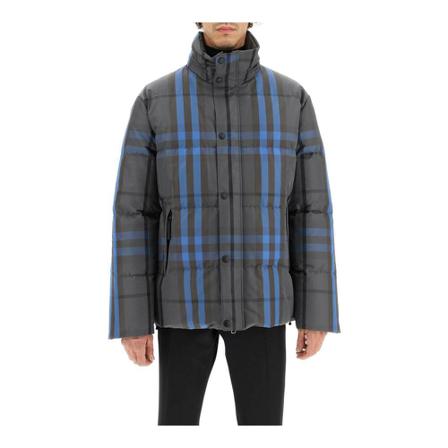 Burberry, Down Coats Szary, Mężczyzna, Rozmiar: L