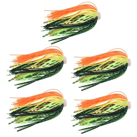 Silikon Jig Skjørt Fiske Lokke Skjørt for Spinnerbaits Bass Buzzbaits Fiske Jigger Craw Jig Trailers Bass Jig Skjørt(FQ)