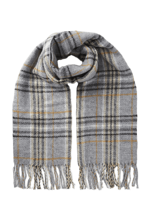 Å WOMAN Halsduk med fransar ELLEN Halsdukar & scarves Grå ONESIZE