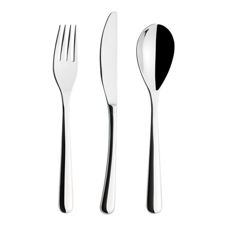 Iittala Piano Dessert bestikksett 12 deler' - '18/10 rustfritt stål