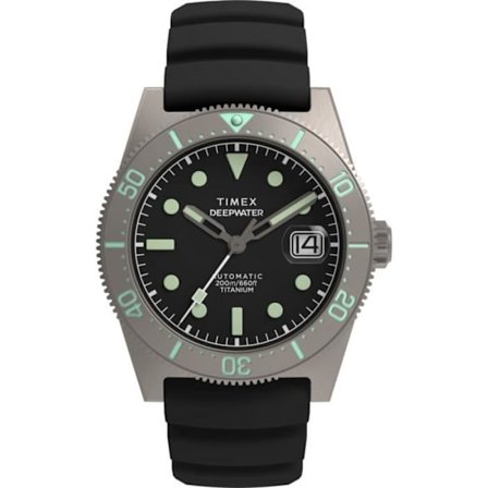 Timex-klocka - Herr - TW2W73800 - Vattentät 20 Atm - Armband i svart gummi