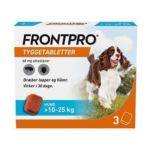 Frontpro tyggetabletter >10-25 kg, 3 stk