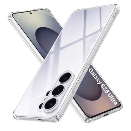 Samsung Galaxy S26 ULTRA - Silikoni Geeli TPU Läpinäkyvä Suoja Pehmeä Ultra Ohut Phonillico