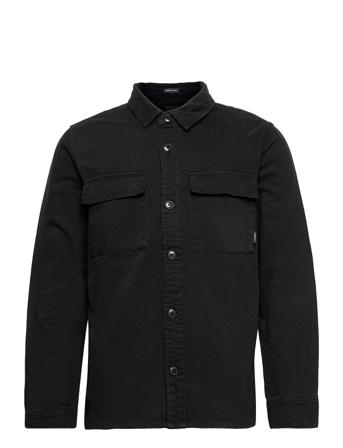 Twill Overshirt L/S Black Lindbergh