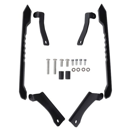 Moottoripyörän matkustajan käsinoja Musta Vahva Tasapaino Mukava Ote Takaistuimen käsinojat Vaihto MT09 2021+