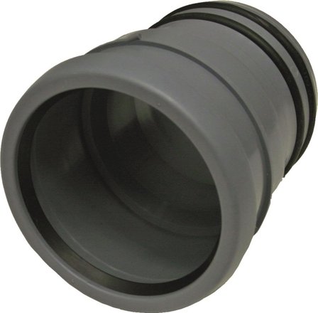 Pipelife 170553 Erstatningsmuffe for glatte ender 50 x 50 mm, Indendørs afløb