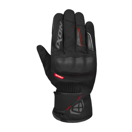 Rękawice Motocyklowe IXON Pro Russel Czarny/Czerwony XL
