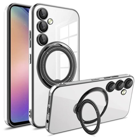 Samsung Galaxy A36 5G / A56 5G Case with Ring holder - Black