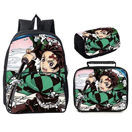 Ghost Slayers Blade Tredelt 16-tommers skoletaske Style 30