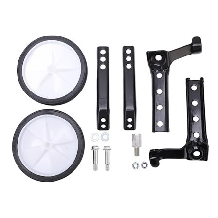 Støttehjul til børnecykler 18-24 tommer sorte