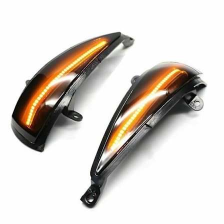2x Dynaaminen Musta Sivupeilin LED-Suuntavilkut Honda Civic Mk8 05-2012