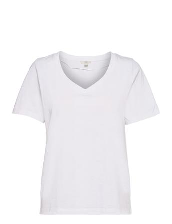 T-Shirts T-shirt Top Hvid EDC By Esprit