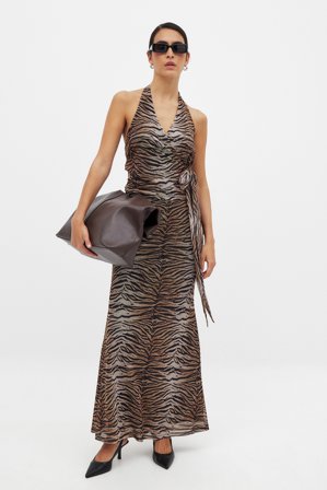 NA-KD Trend Maxi Mesh Skirt - Lange nederdele - Multicolor - M (EU 38-40)