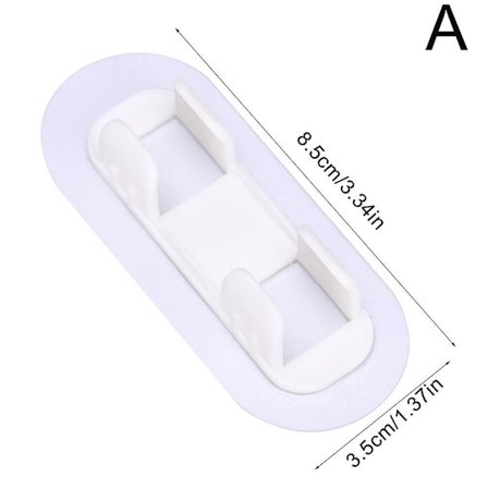 Rørklemmer Kroker Stativ Selvklebende Rørholder Veggmontert Organizer Holder