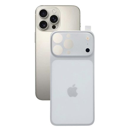 Baksidesfilm för iPhone 15 Pro Max – Förvandla till 17 Pro Max Full Coverage PMMA Telefonskydd