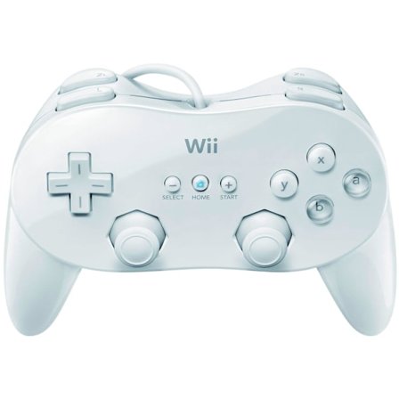 Wii Classic Controller Pro Hvid for Forbedret Spilleoplevelse
