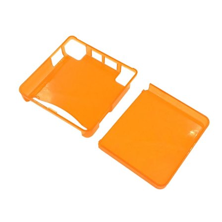 Skyddande TPU-fodral för GBA Sp-värd (transparent orange)