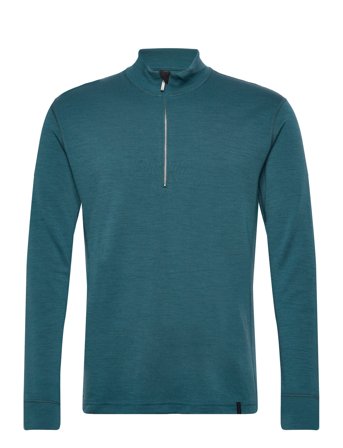 Panos Emporio | Wool/Bamboo Half Zip Sweater | XXL