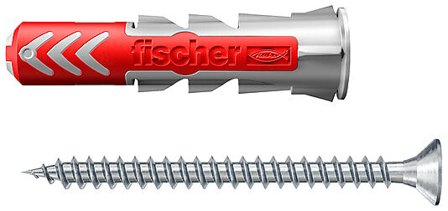 FISCHER UNIVERSALPL DUOPOWER 5X25 S BK A18 STK MED SKRUE