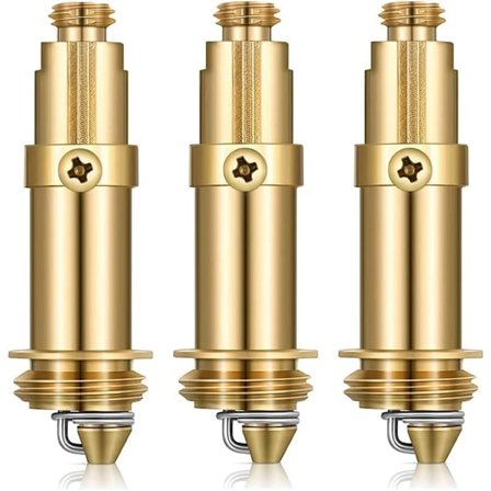 3 st Handfat Pop-up Fjäderbult Mässing Fjäderpropp Mässing kompatibel med de flesta diskhoar Badkar Handfat Avlopp Intern Fjäderpropp Bult