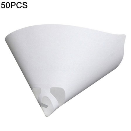50 stk. Papirfilter Kegleformet Høj Densitet Hvid 190 Micron Maling Papirfilter Til Bil