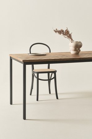 Jotex - Spisebord 90x175 Cm Svart - NEHRU - Kjøp Spisebord hos Jotex